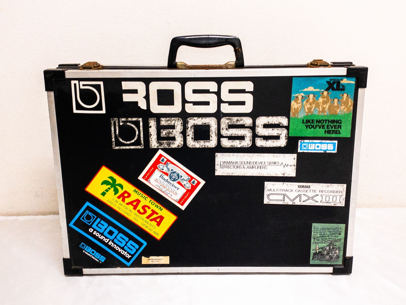 ヴィンテージ BOSS エフェクターハードケース ステッカーカスタム