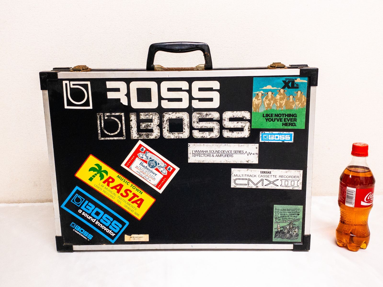 ヴィンテージ BOSS エフェクターハードケース ステッカーカスタム