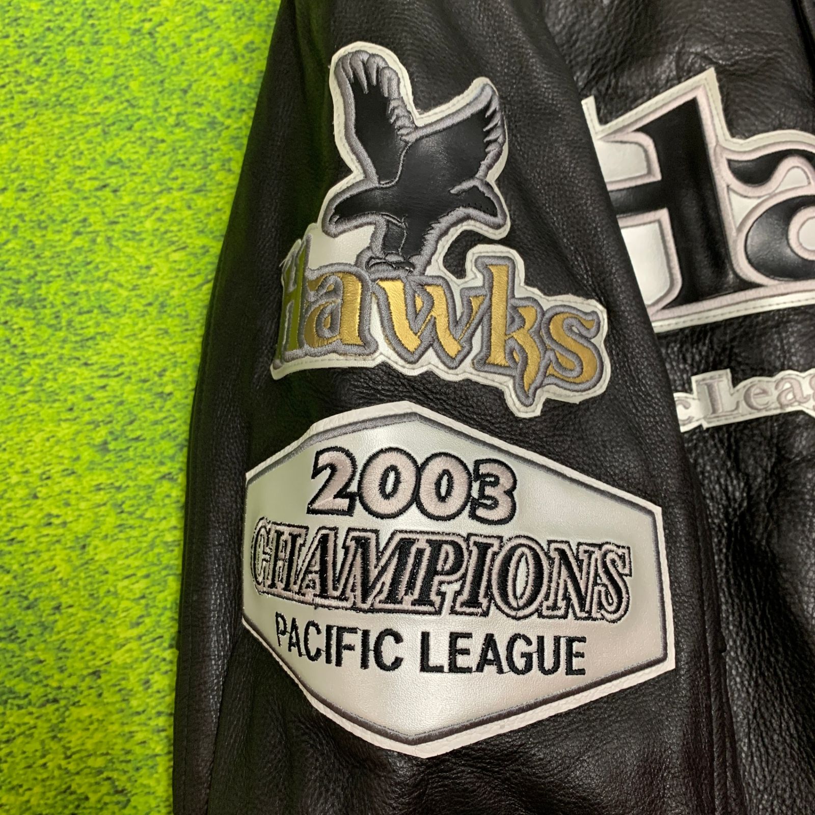 わ*～様 ダイエーホークス 1999 V3 優勝記念 ジャケット LL ブラック ダイエーホークス 1999 V3 優勝記念 ジャケット LL ブラック 美品 福岡