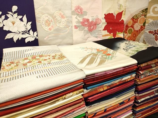 平和屋本店□名古屋帯 まとめて100点 風景 花柄 楽器 手描き 駒刺繍 金