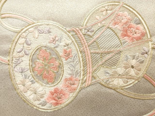 平和屋本店□名古屋帯 まとめて100点 風景 花柄 楽器 手描き 駒刺繍 金