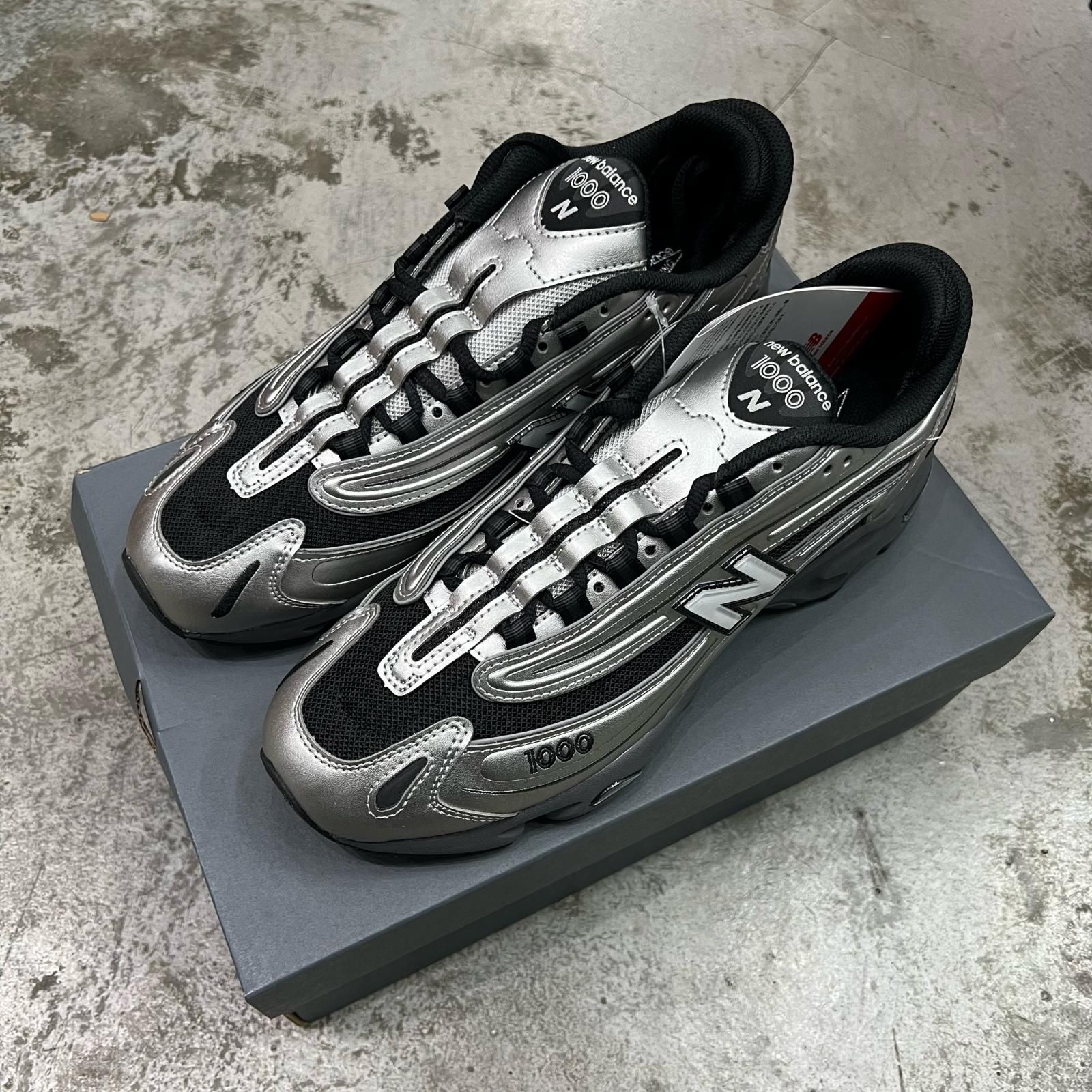 ニューバランス M1000EGR シルバー　24.5㎝ New Balance M1000EGR SILVER（ニューバランス M1000EGR-シルバー
