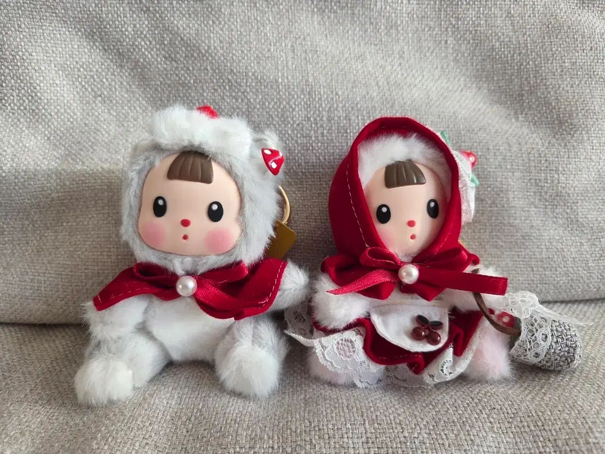 ヴィンテージ ぬいぐるみ キーホルダー セット 赤ケープ キーホルダー