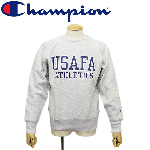 Champion チャンピオン C 3-C 026 リバースウィーブ R USAFAクルーネックスウェットシャツ 全 CN 063 046シルバーグレーxブルー XL