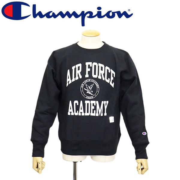 Champion チャンピオン C 3-C 026 リバースウィーブ R USAFAクルーネックスウェットシャツ 全 CN 063 090ブラック M