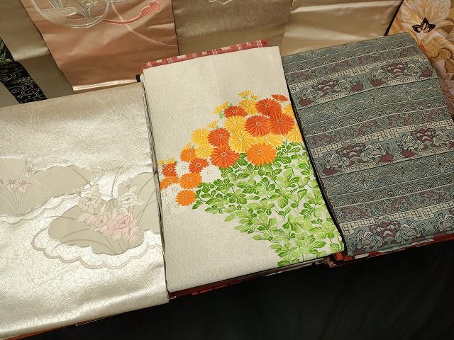 平和屋本店□名古屋帯 まとめて100点 向かい鶴 鴛鴦 人物 更紗 花柄 駒