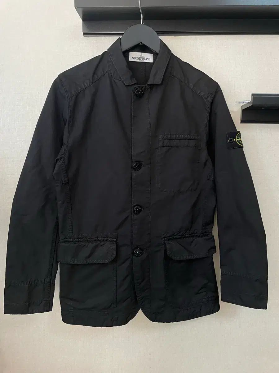 STONE ISLAND ストーンアイランド ブラック ポケット ジャケット S 90