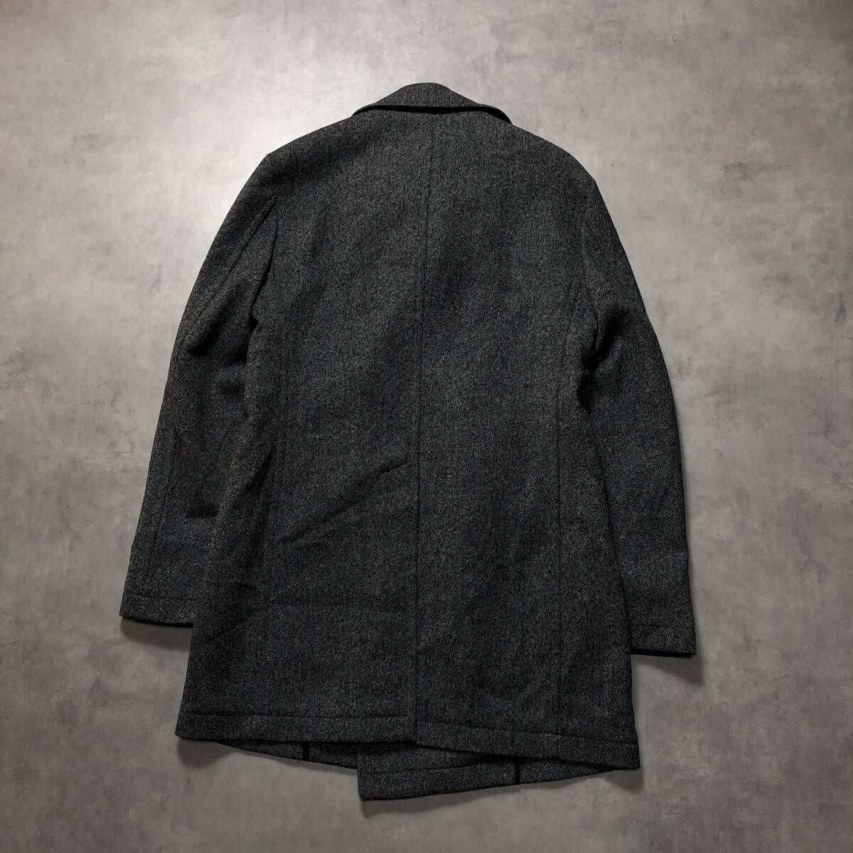 GQ4572◇TAGLIATORE : CHARLIE ウール/カシミヤコート◇44 