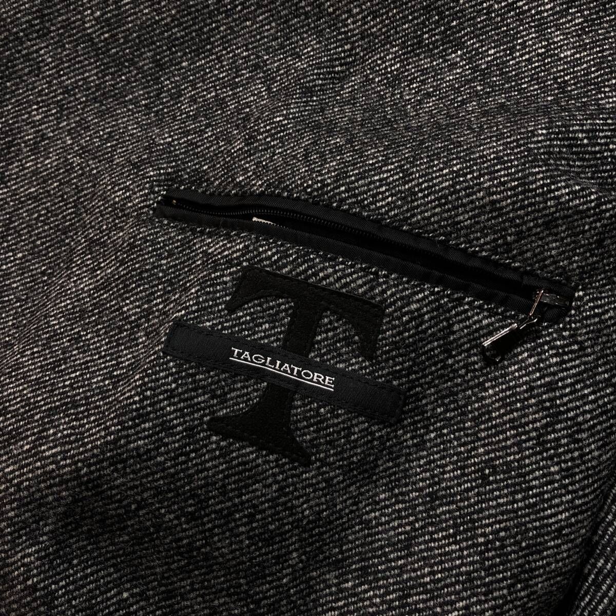 GQ4572◇TAGLIATORE : CHARLIE ウール/カシミヤコート◇44 