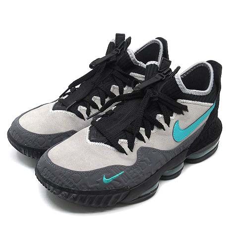 ナイキ NIKE アトモス ATMOS レブロン16 ロー LEBRON 16 LOW AC EP CLEAR JADE スニーカー CI 3358-003 グレー グリーン 27 cm