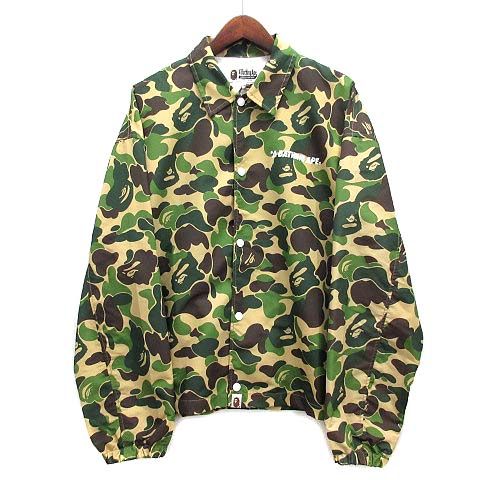 アベイシングエイプ A BATHING APE コーチジャケット ABC CAMO RELAXED COACH JACKET カモフラ 迷彩 M
