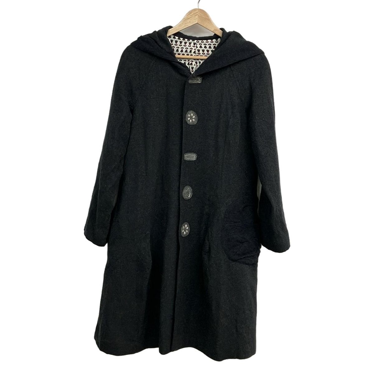 i mu イム|センソユニコ コート サイズ38 M レディース - ダークグレー 長袖|春|秋