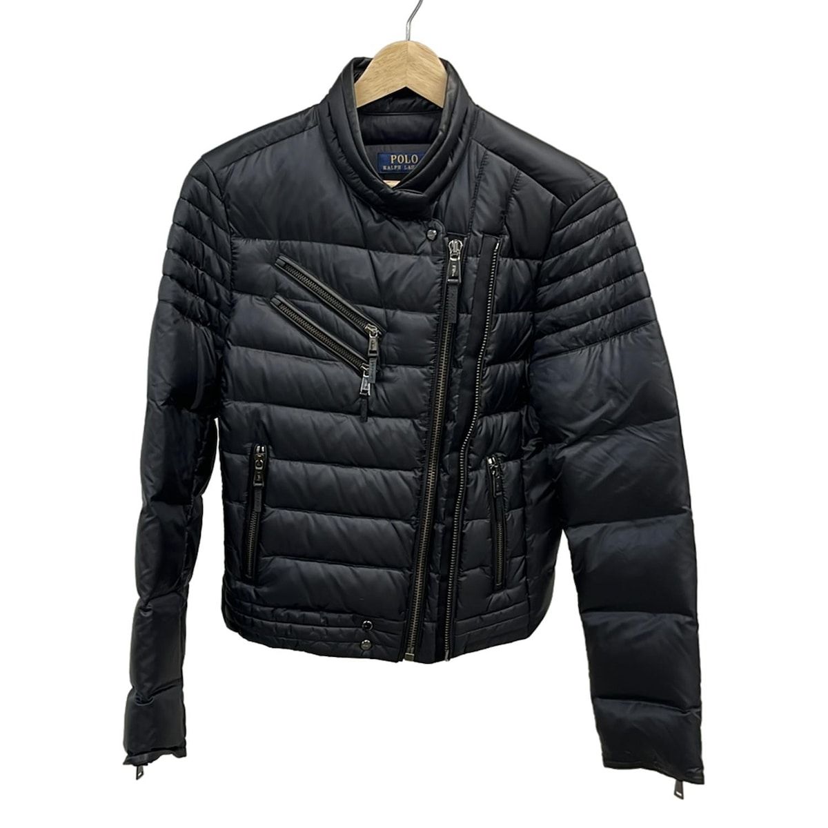 POLObyRalphLauren ポロラルフローレン ダウンジャケット サイズ6 M レディース - 黒 長袖|ジップアップ|冬