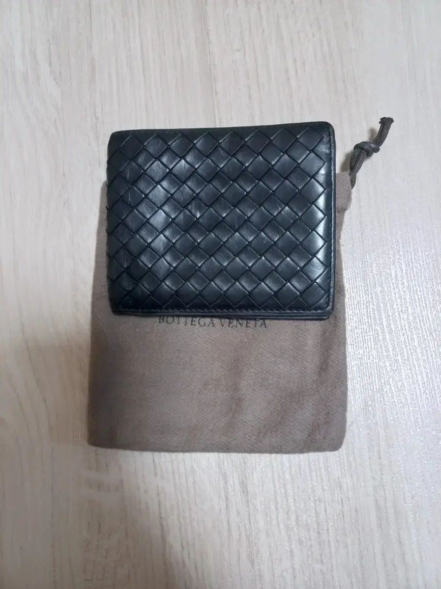 BOTTEGA VENETA ボッテガ ヴェネタ 二つ折り財布 ブラック ダストバッグ