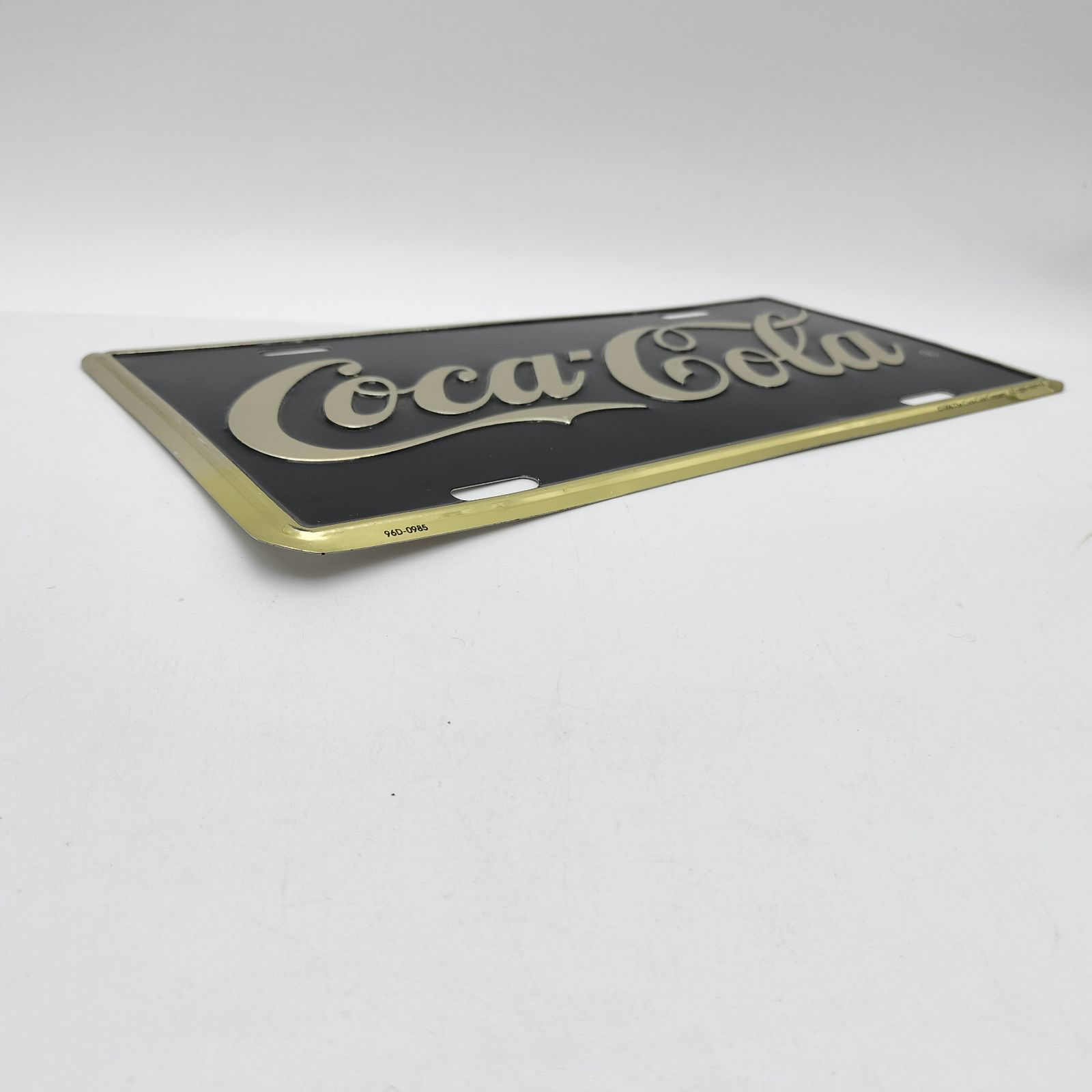 1996年製】コカ・コーラ ライセンスプレート メタルプレート 正規品 