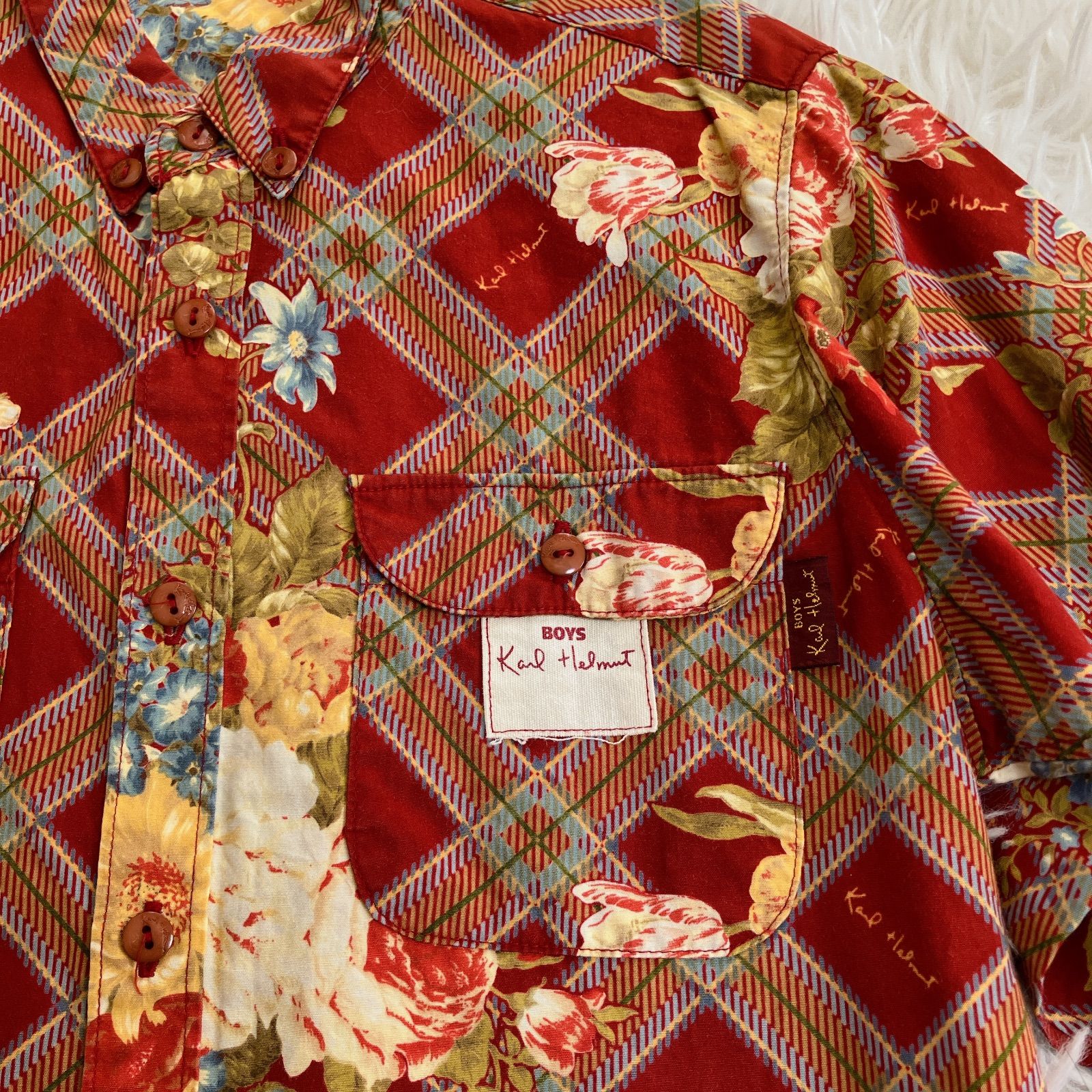 ピンクハウス ブラウス シャツ 花柄 ブーケ柄 - メルカリ