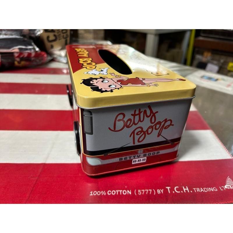 ベティーちゃん ベティブープ　バス型ティッシュボックスケース
