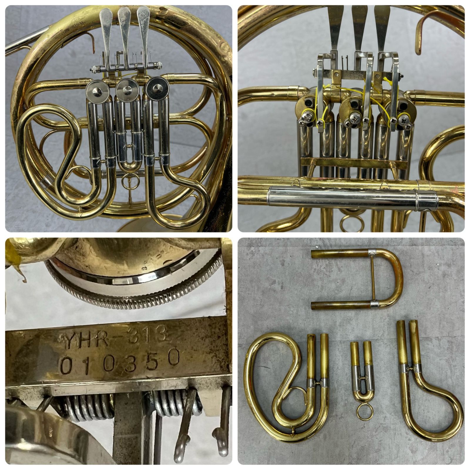 ヤマハ フレンチホルン YHR-313 シングルホルン イエローブラス