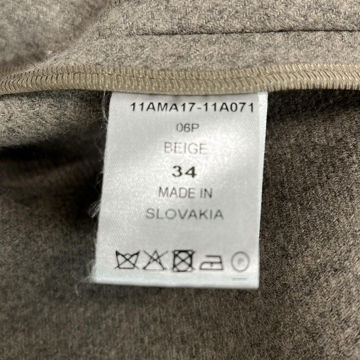 【34サイズ】Chloe クロエ フード付きコート ベージュ 美品 34サイズ】Chloe クロエ フード付きコート ベージュ