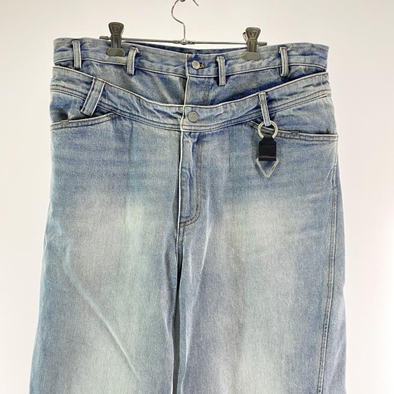 C 2 H 4 Tempest オーバーサイズジーンズ ライトブルー サイズXL シーツーエイチフォー 17