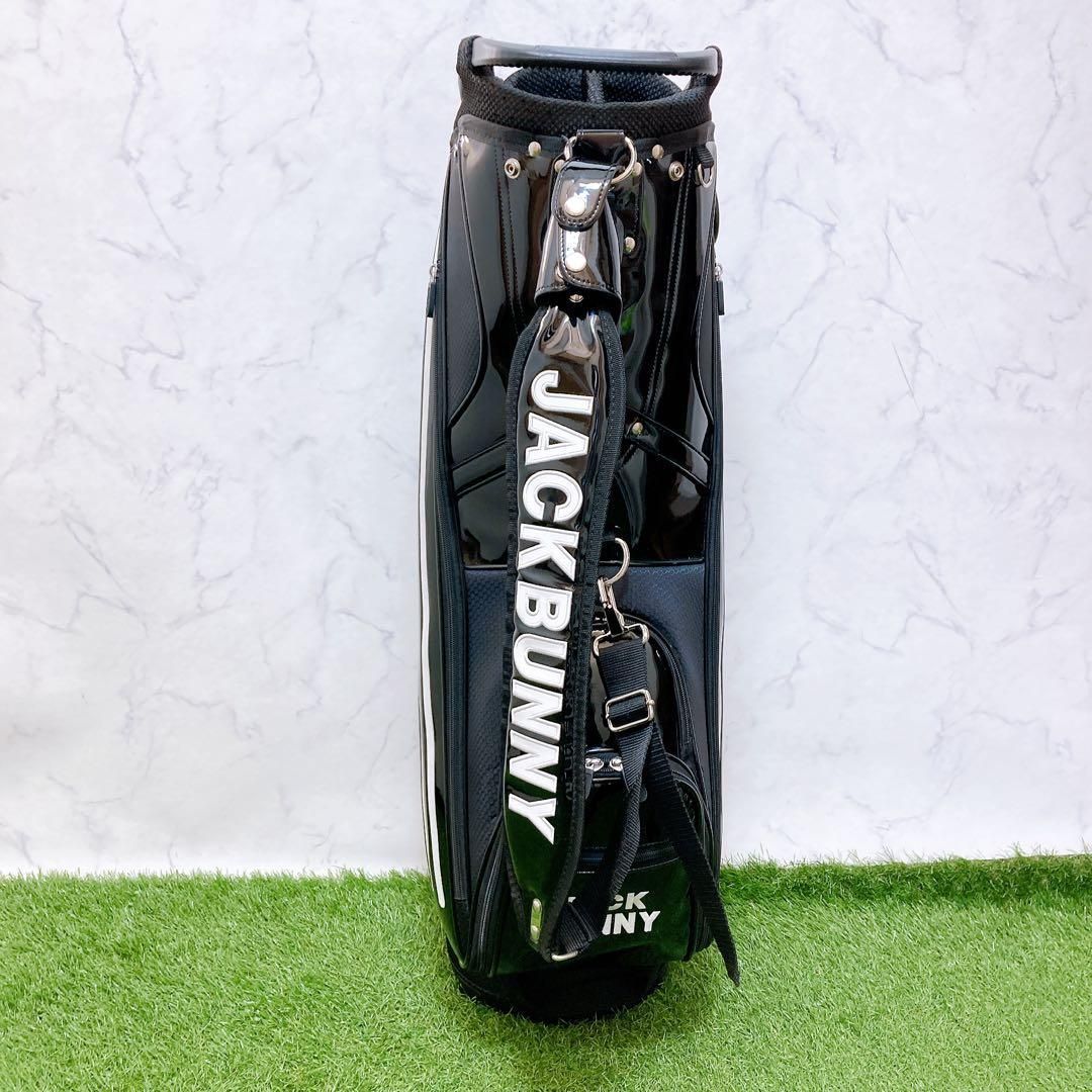 N パーリーゲイツ ジャックバニー ゴルフ キャディバッグ エナメル 9