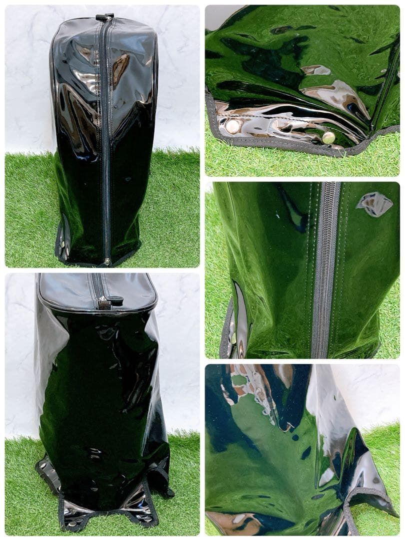 N パーリーゲイツ ジャックバニー ゴルフ キャディバッグ エナメル 9