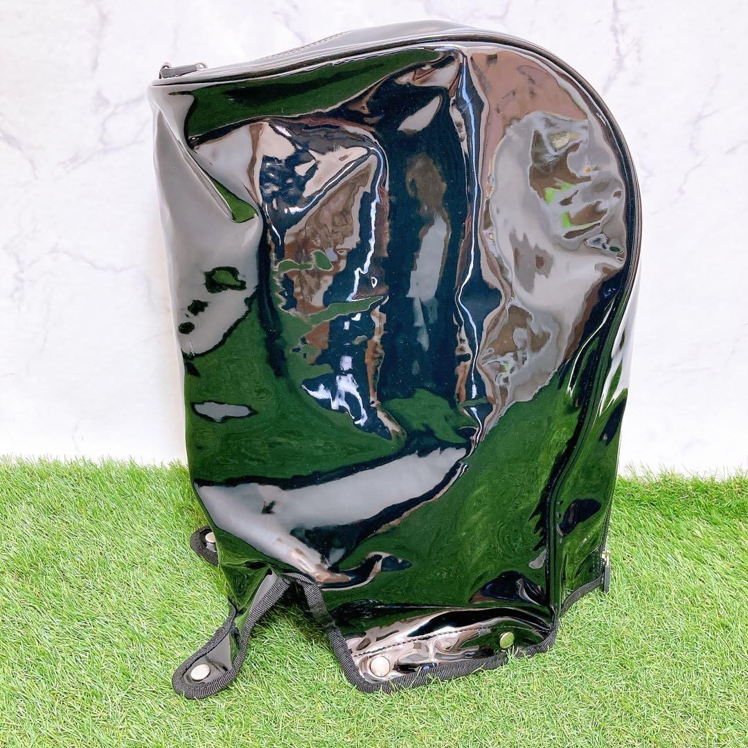 N パーリーゲイツ　ジャックバニー　ゴルフ　キャディバッグ　エナメル　9インチ N パーリーゲイツ ジャックバニー ゴルフ キャディバッグ エナメル 9