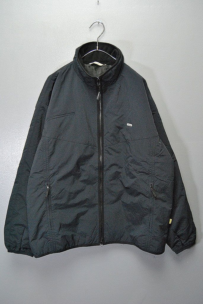 FARAH Nylon Zip Up Jacket ファーラー ナイロン ダブルジップ 中綿 ジャケット ブラック L
