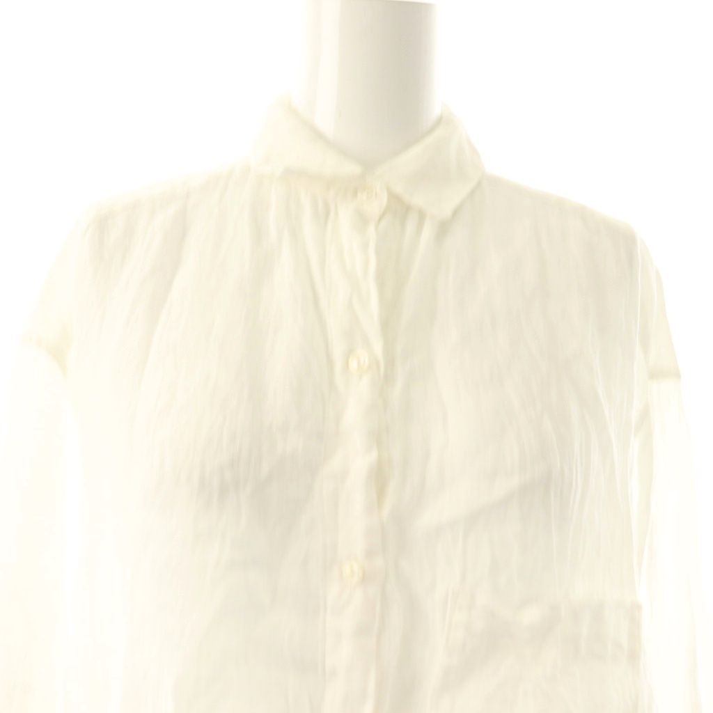 ウィムガゼット Whim Gazette 24AW リネンシャツ F ホワイト /DO □OS