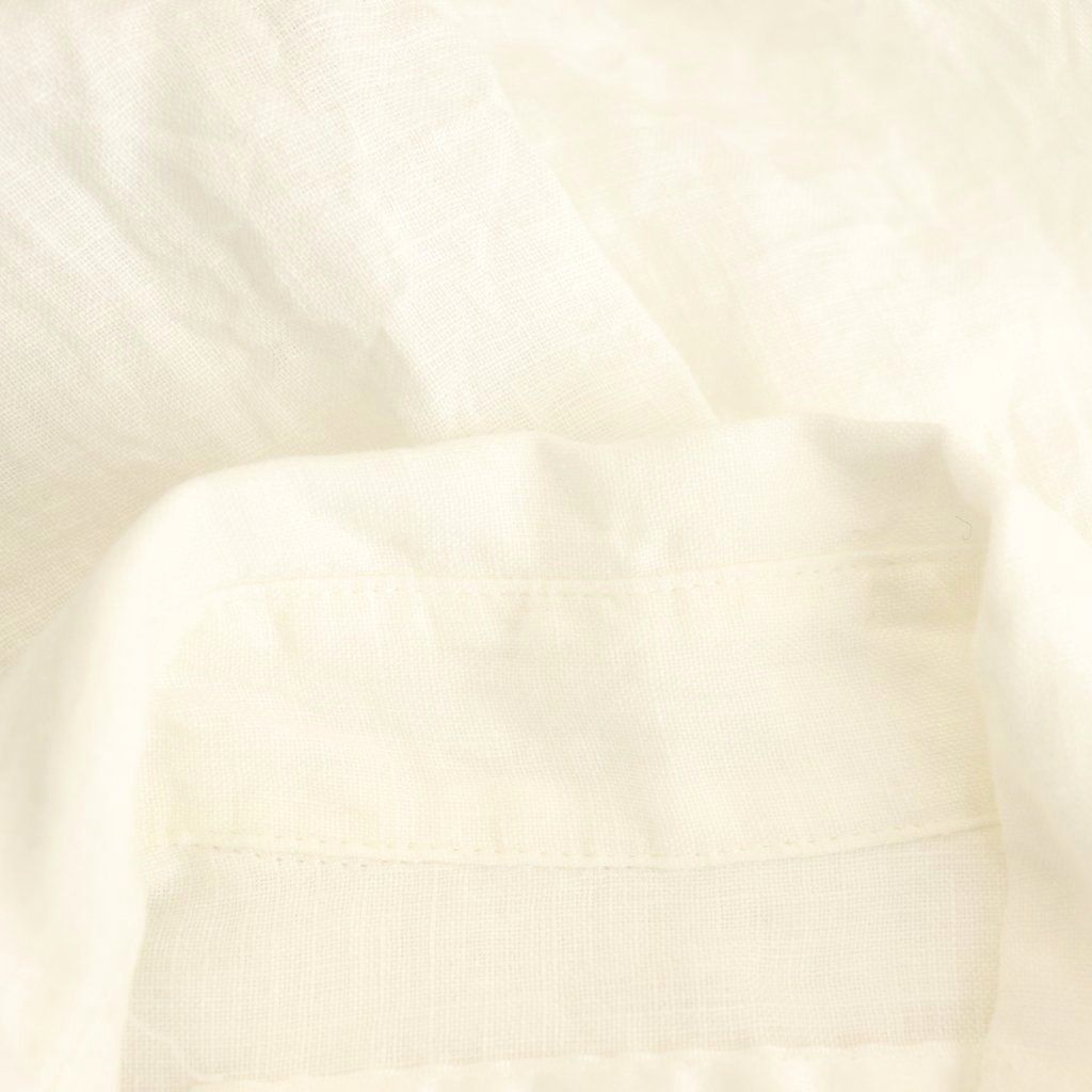 ウィムガゼット Whim Gazette 24AW リネンシャツ F ホワイト /DO □OS