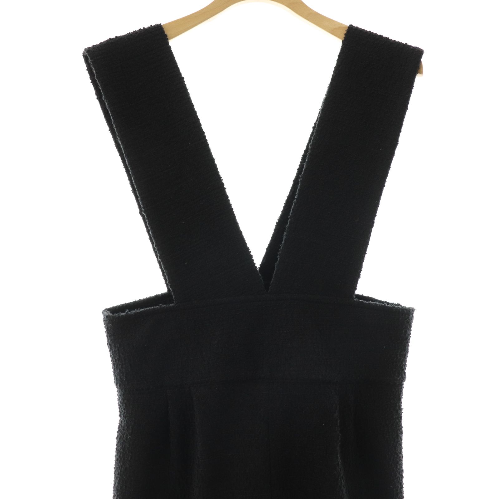 メゾンドドルチェ maison ベスト de Dolce. ツイードサロペットパンツ