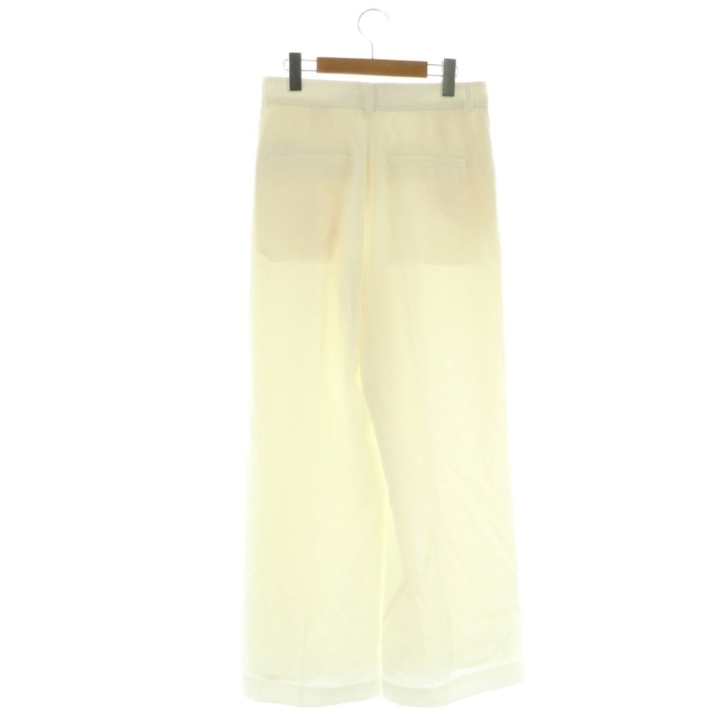 ドゥーズィエムクラス CLASSE エブリデイアイライク I LIKE 25 SS Blanc Tuck Pants パンツ ワイド タック 36 ホワイト |HK OS