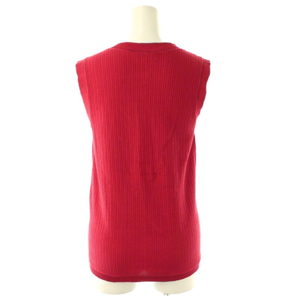 シャネル CHANEL ココマークボタン ノースリーブニット カットソー 38