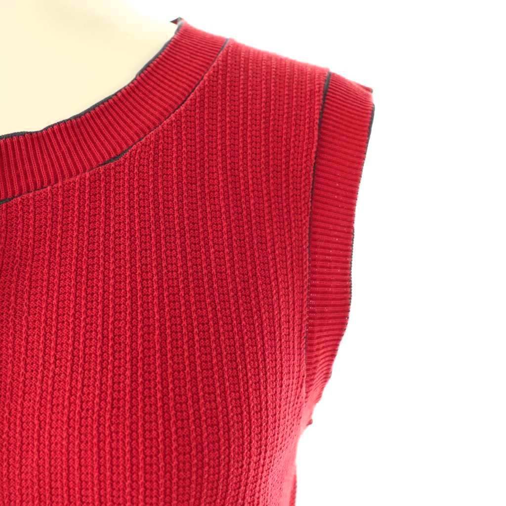 シャネル CHANEL ココマークボタン ノースリーブニット カットソー 38