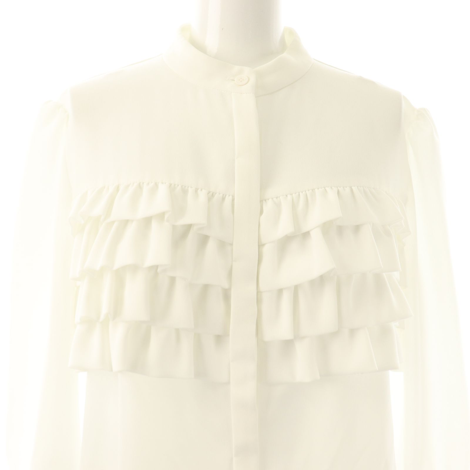 ボーダーズアットバルコニー BORDERS at BALCONY FRILL GEORGETTE