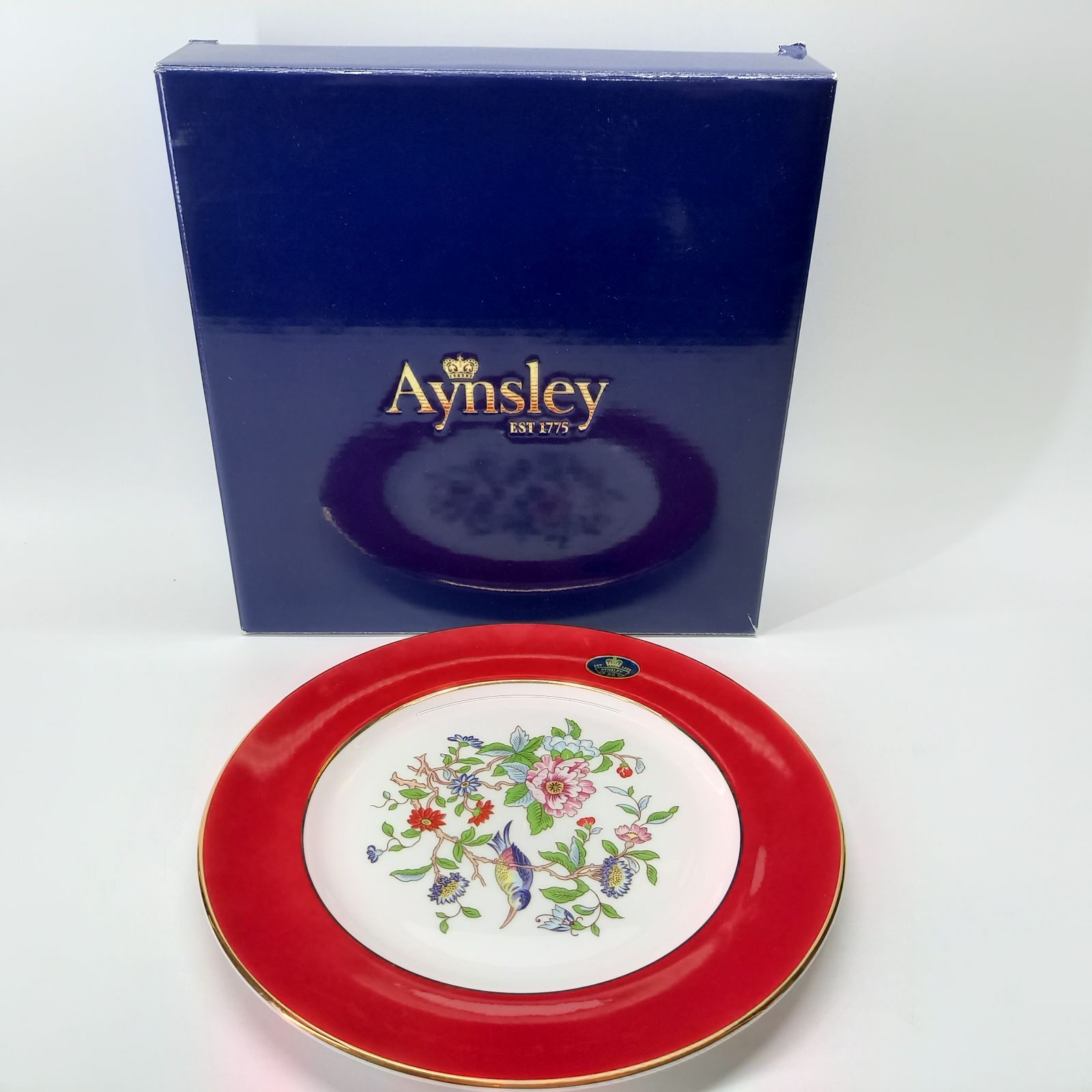 エインズレイ オーチャドゴールド ペア カップ＆ソーサー ペンブロック