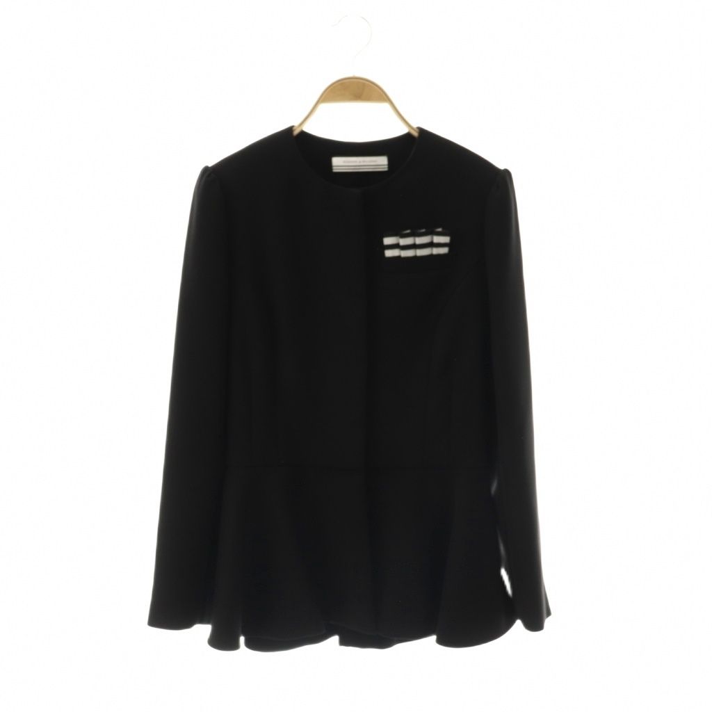 ボーダーズアットバルコニー BORDERS at BALCONY RUFFLED JACKET