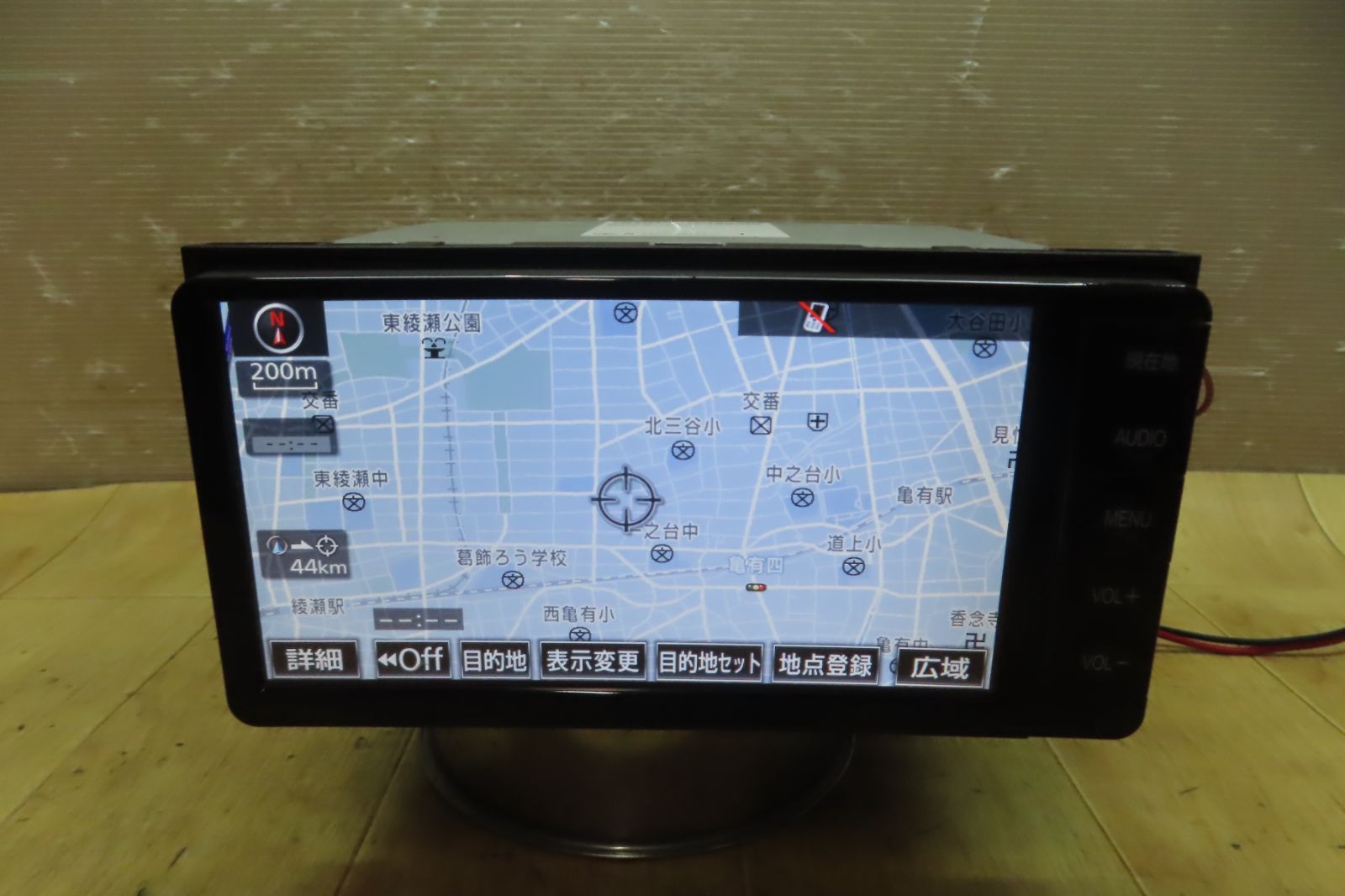 動作保証付 F 5245|トヨタ NSZT-W 64 SDナビ 地図2014年 地デジTVフルセグ内蔵 Bluetooth内蔵 CD DVD再生OK 本体のみ