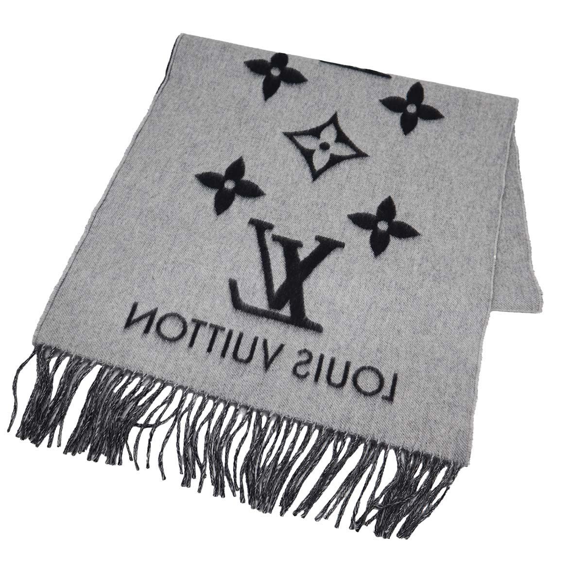 LOUIS VUITTON LV ルイヴィトン マフラー M71040 モノグラム カシミヤ