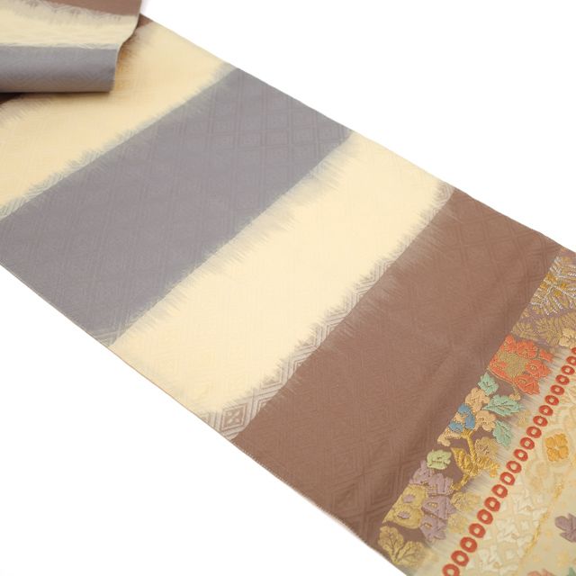 中古】 袋帯 フォーマル 京都 西陣 藤原織物 正絹 リサイクル 唐織