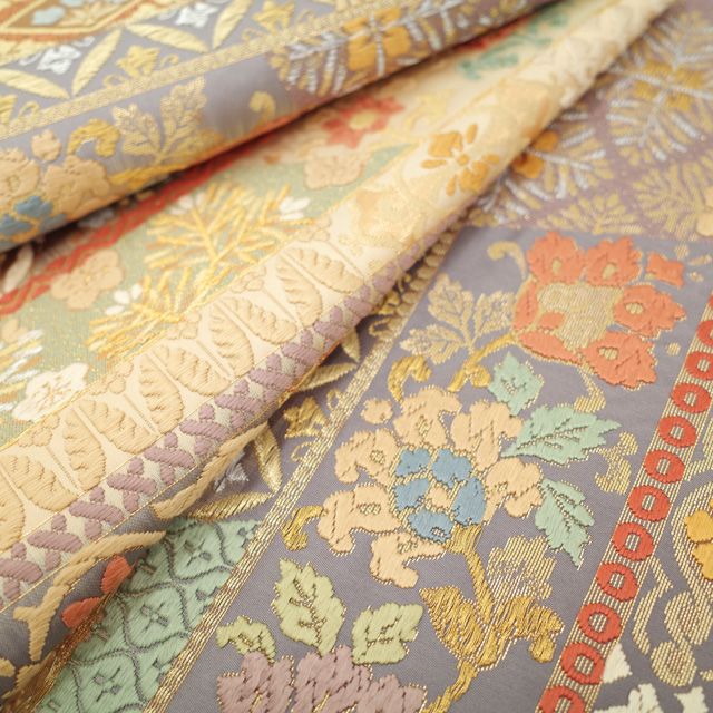 中古】 袋帯 フォーマル 京都 西陣 藤原織物 正絹 リサイクル 唐織