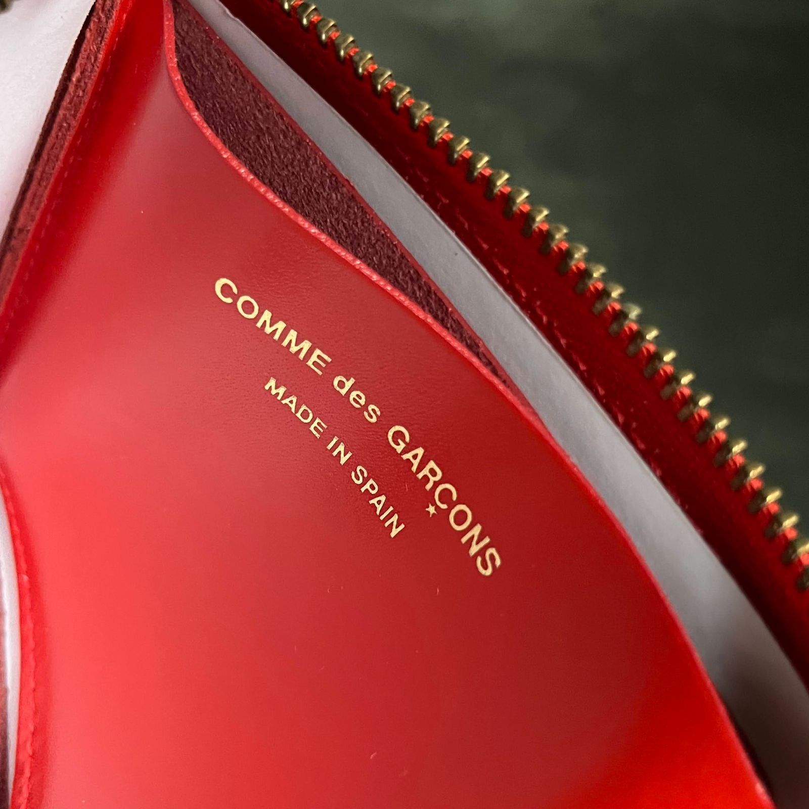  COMME des GARCONS L字ジップウォレット レッド コムデギャルソン 財布 コインケース 小銭入れ 小物