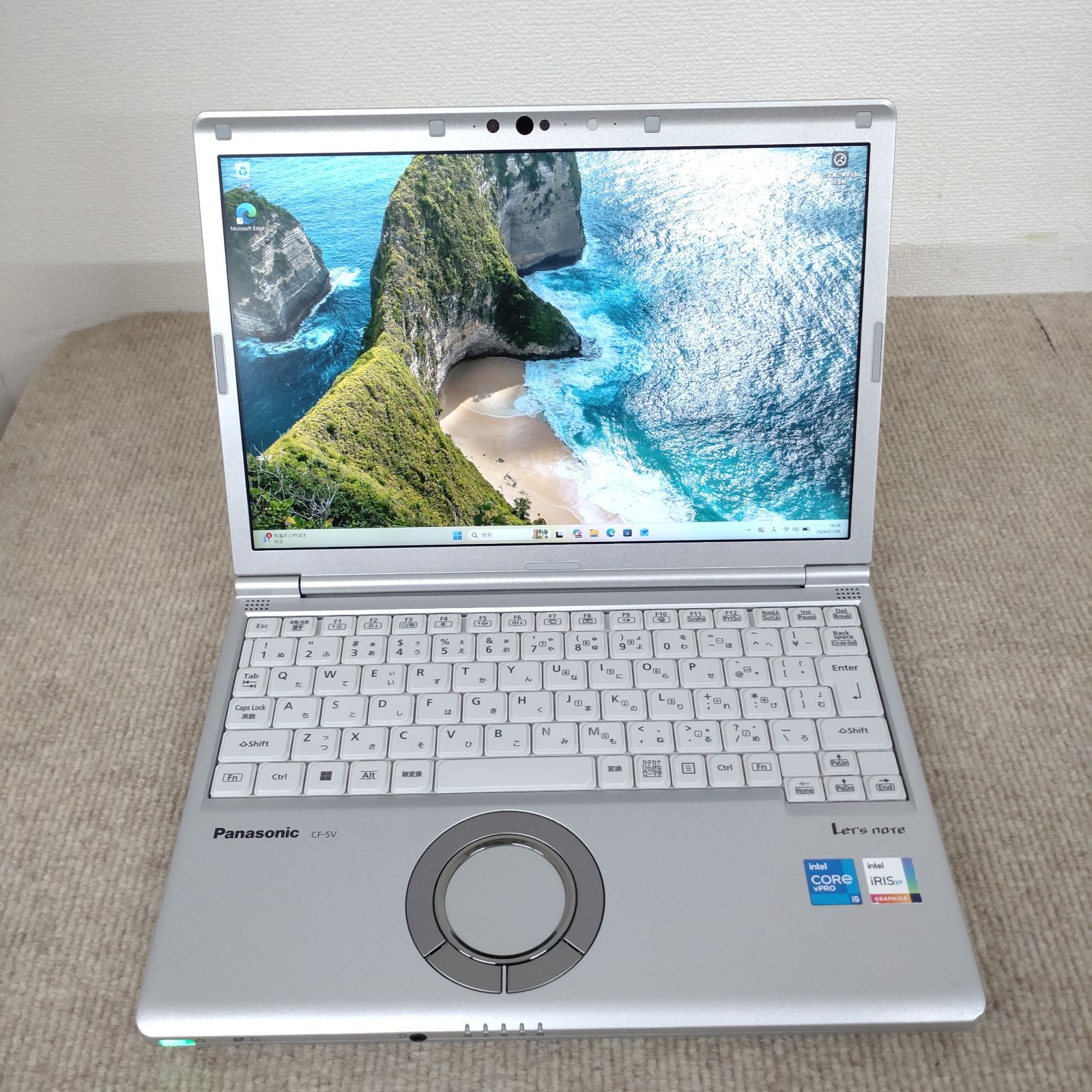 Panasonic CF-SV 1 | 稼働150 h I 5-1145 G 7 16 GBメモリ Win 11 バッテリー良好 カメラ内蔵 12.1型 NB 211