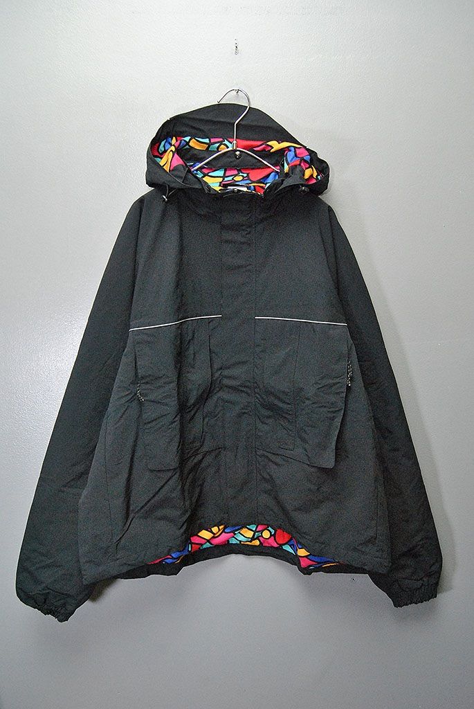 UNSLACKS × SHINKNOWNSUKE FLEECE LINED NYLON JACKET アンスラックス フリース ナイロン ジャケット ブラック XL