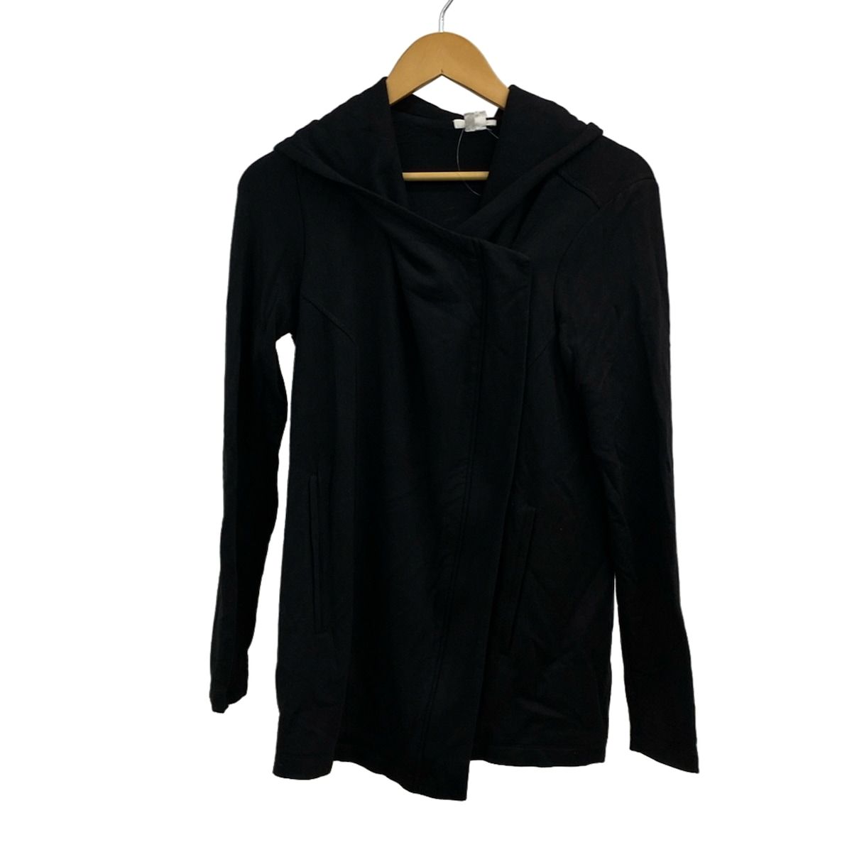 Helmut Lang ヘルムートラング パーカー サイズP M レディース 黒 長袖|ジップアップ|ライダース