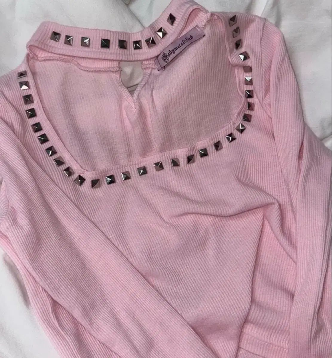 Babymetalclub ベイビーメタクリブ スタッズチョーカーTシャツ ギャル 姉ギャル 姫ギャル ヴィンテージ