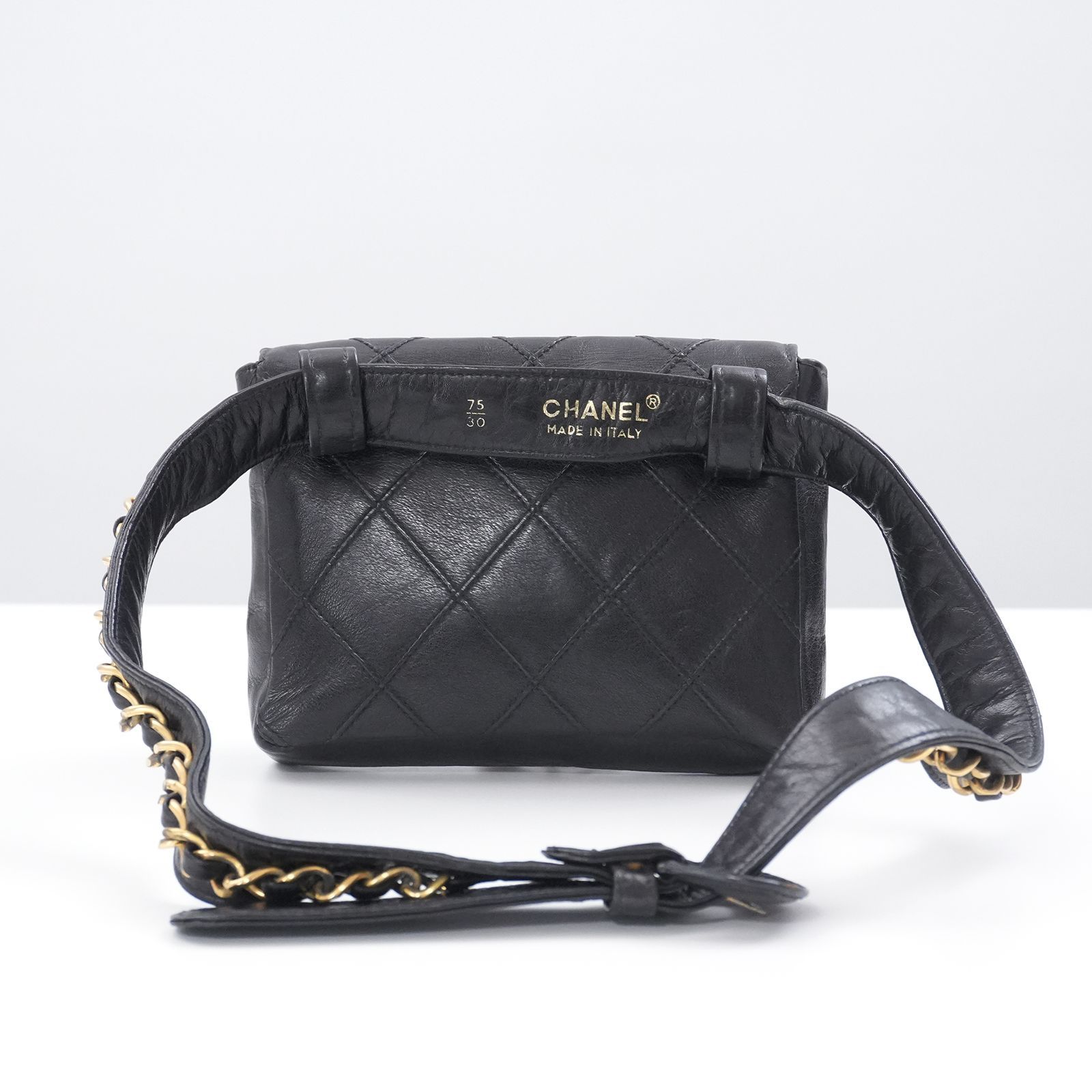 VINTAGE CHANEL ビコローレ ココマーク レザー ウエストポーチ - メルカリ