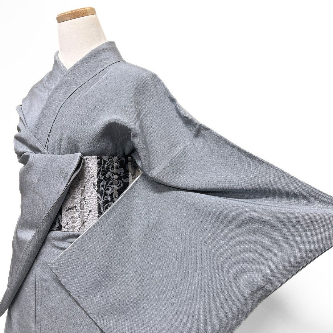 砂川健一 江戸小紋 角通し モノトーン グレー 着物 012b p ms - メルカリ