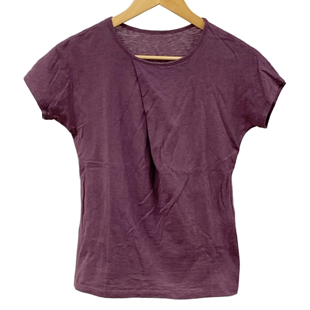 JURGEN LEHL ヨーガンレール 半袖Tシャツ サイズM レディース - パープル クルーネック