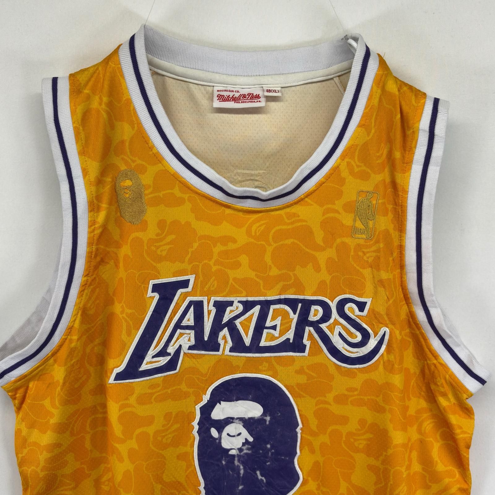 古着 ミッチェルアンドネス Mitchell&Ness ゲームシャツ NBA